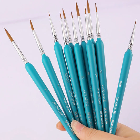 11 PCS Small Tip Paint Brushes