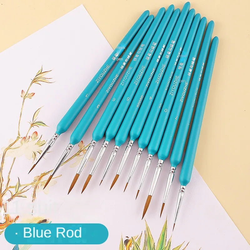 11 PCS Small Tip Paint Brushes