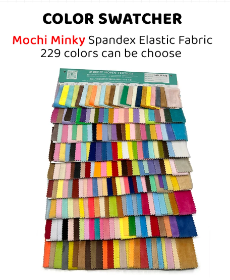 Stretch Mochi Minky Fabric